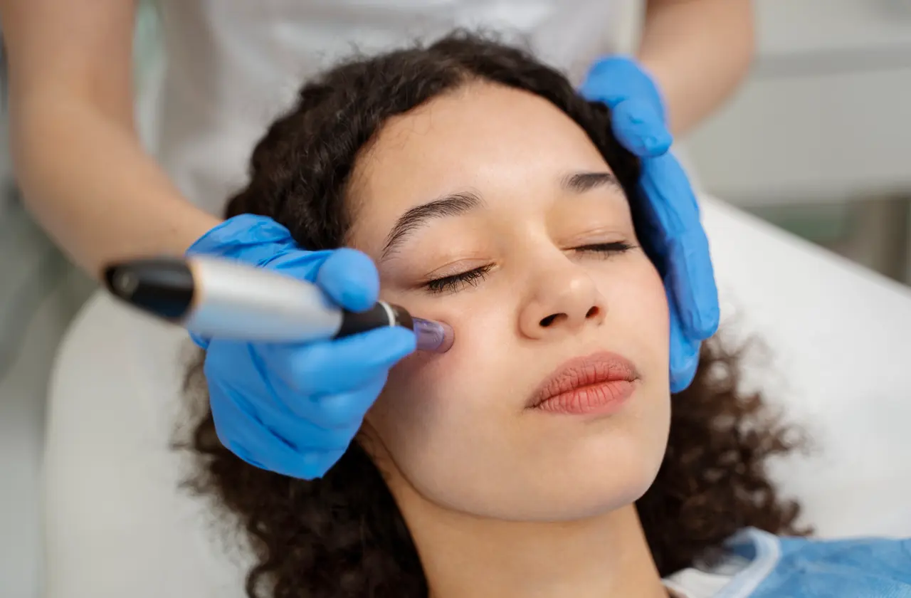 Provider preparing a Dysport injection for a patient